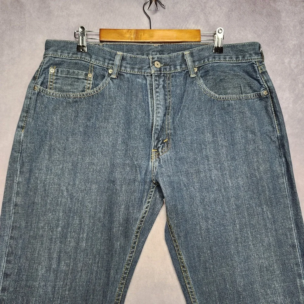Levi's 559 Relaxed Straight Leg Jeans Mens 38x32‎ Blue Denim